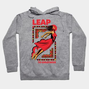 Leap To Greatness - Female Hoodie